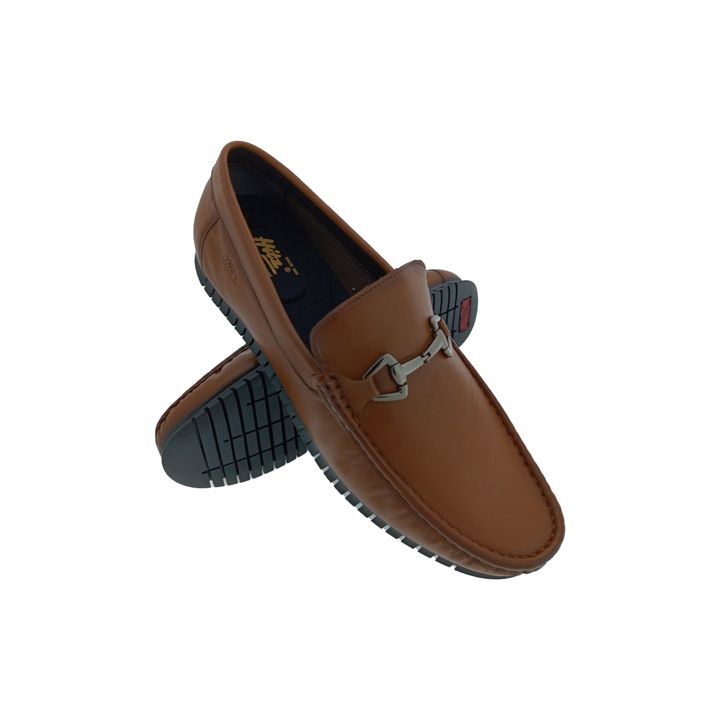 HITZ 8552 TAN MENS BOADER LOAFER