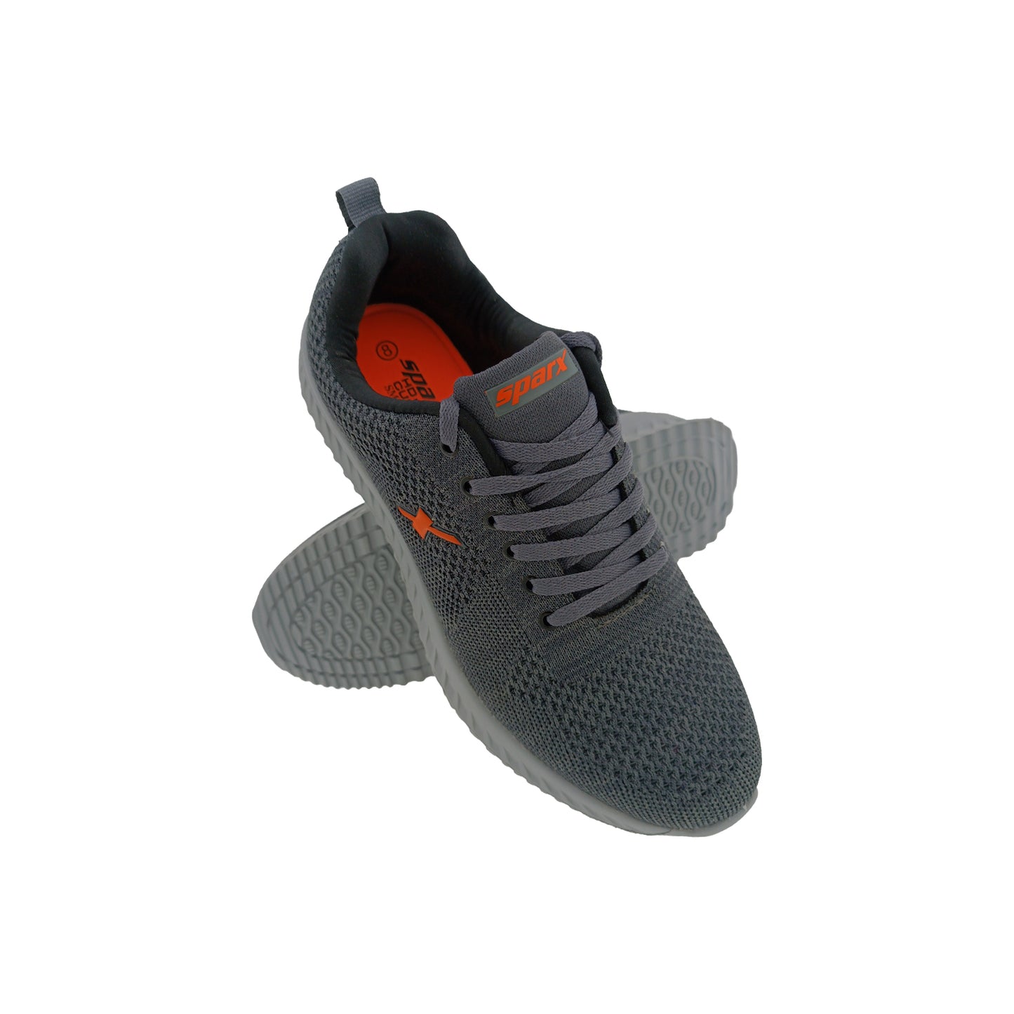 SPARX SM 722 GREY/ORANGE MEN'S SPORT SHOE