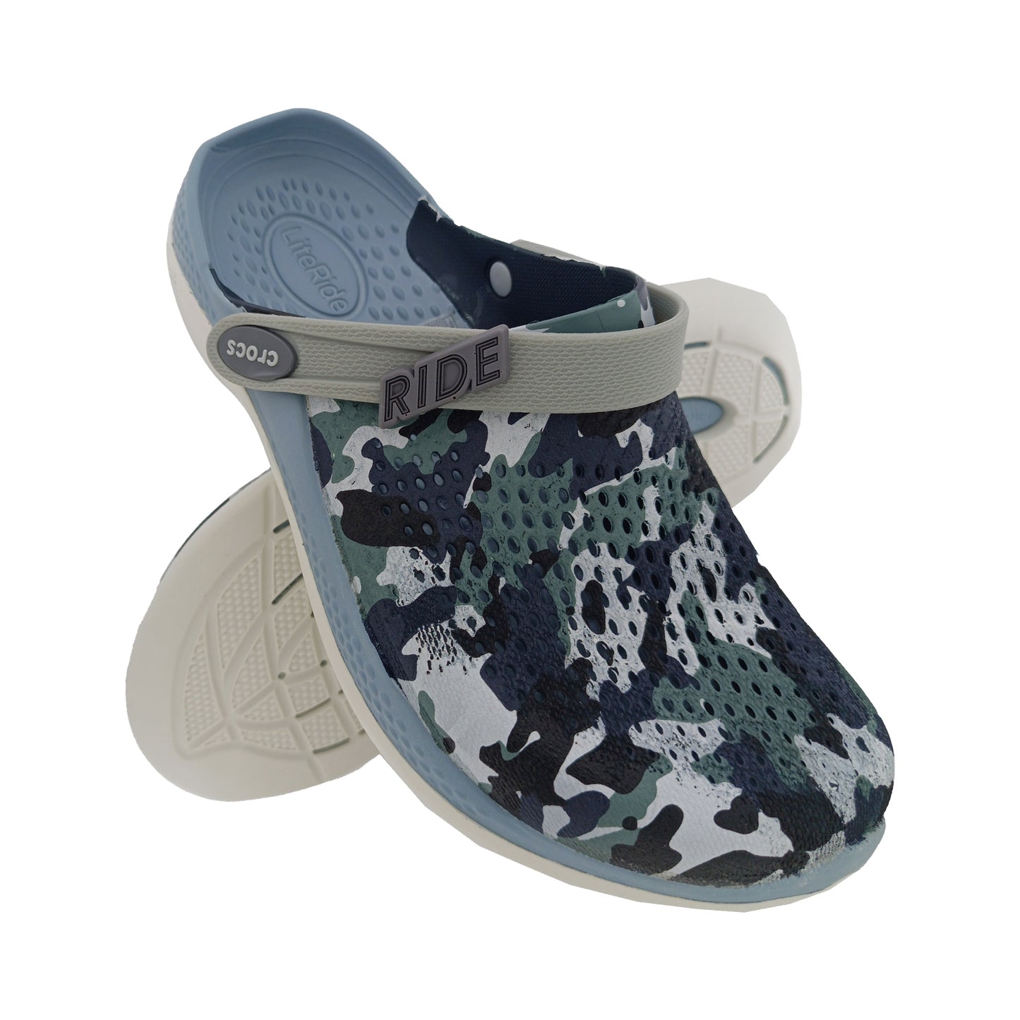 MENS CROCS STAYL SKY/M.GREEN