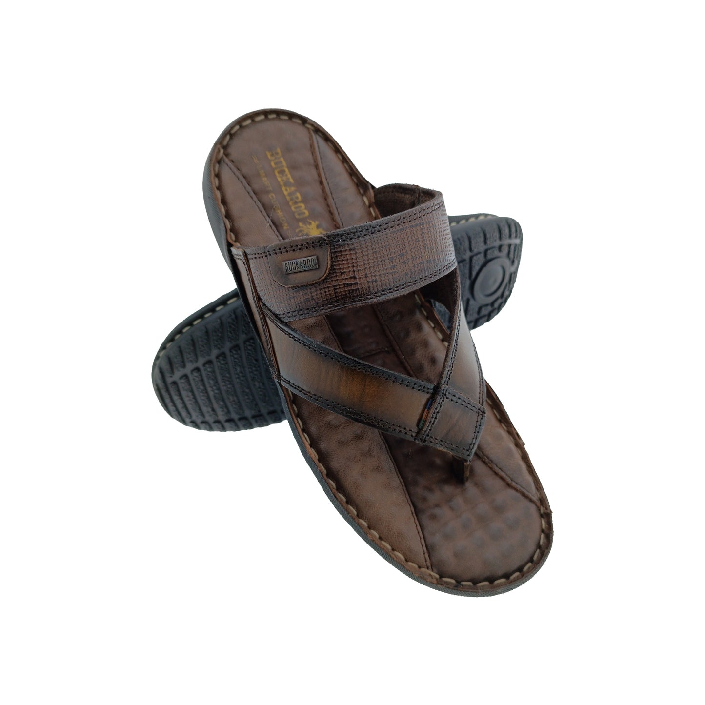 BUCKAROO NEW PLAZZO 19-53060NT TAN MENS CHAPPAL