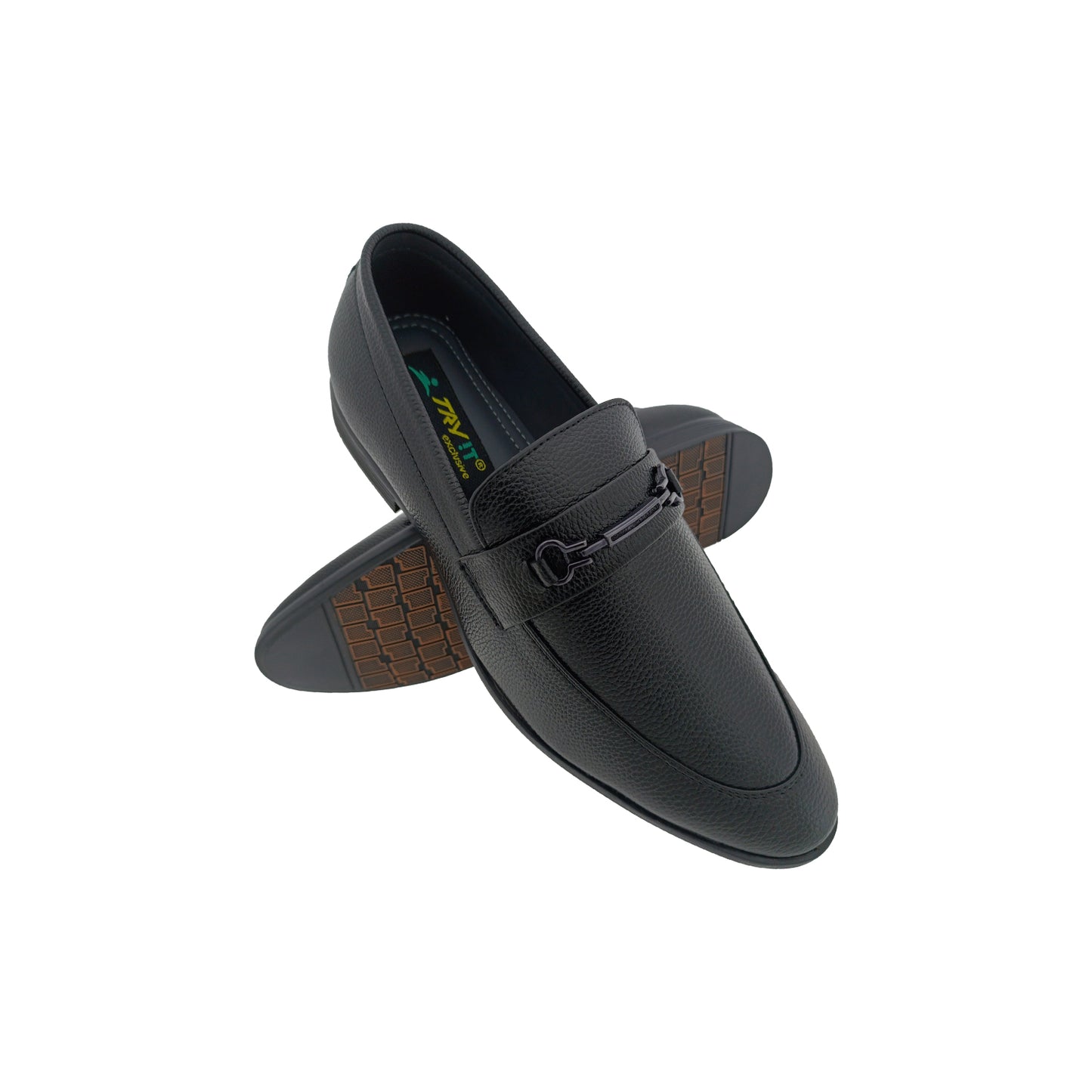 TRYIT 3701 BLACK MENS PIONT LOAFER