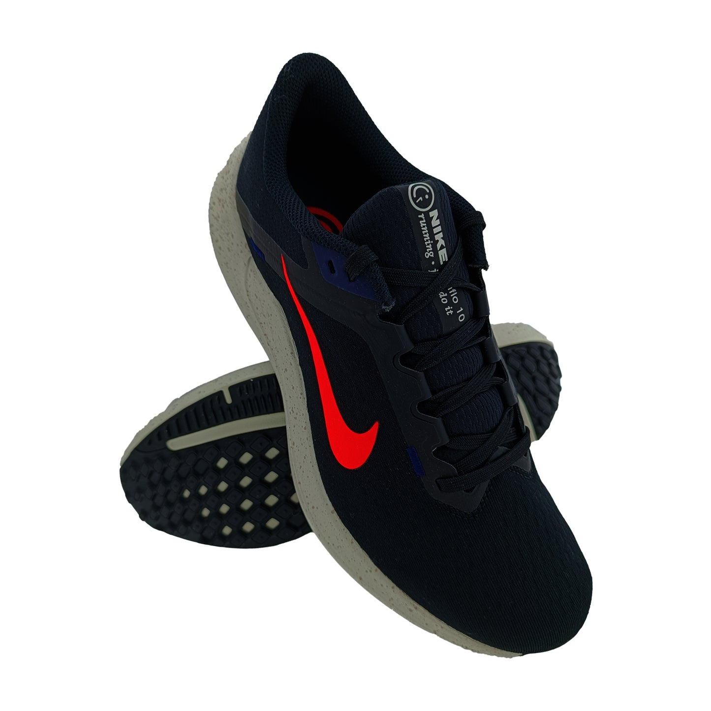 NIKE AIR WINFLO10 BLACK/RED MENS SPORTS SHOES