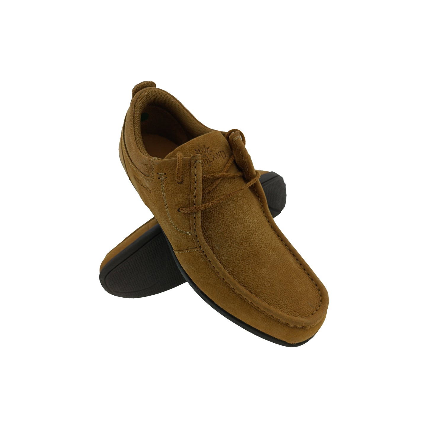WOODLAND GC4024121 CAMEL MEN'S LETHER CASUAL SHOE