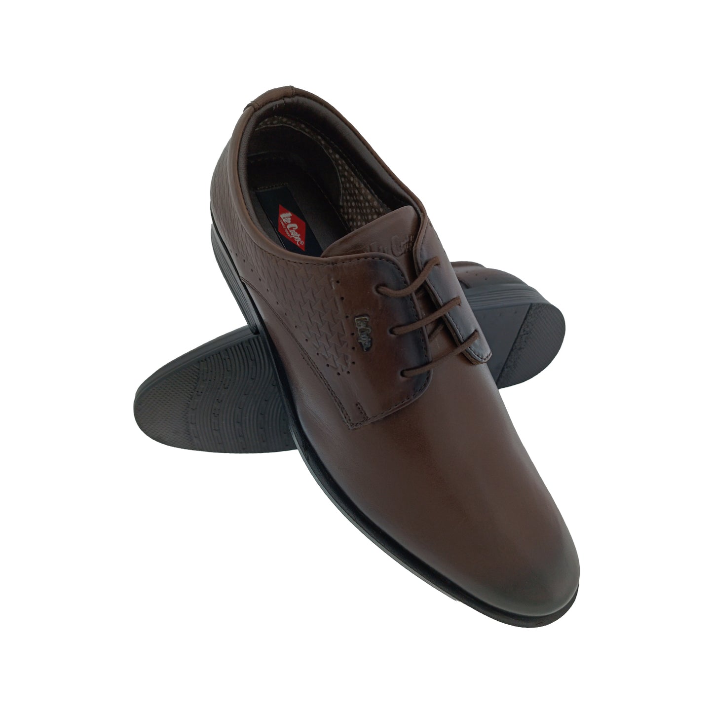 LEE COOPER LC4865ER BROWN MENS LACEUP CASUEL SHOE