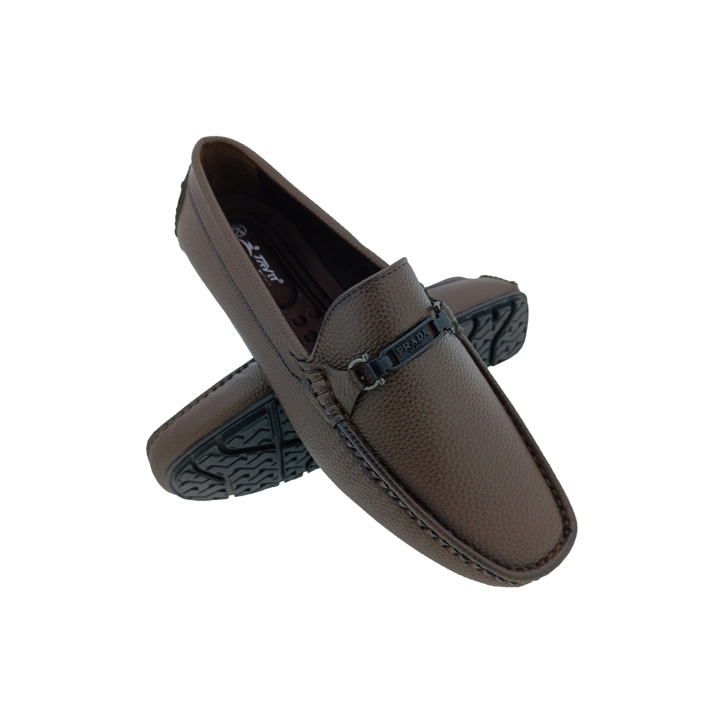 TRYIT 1402 BROWN MENS BOADER LOAFER