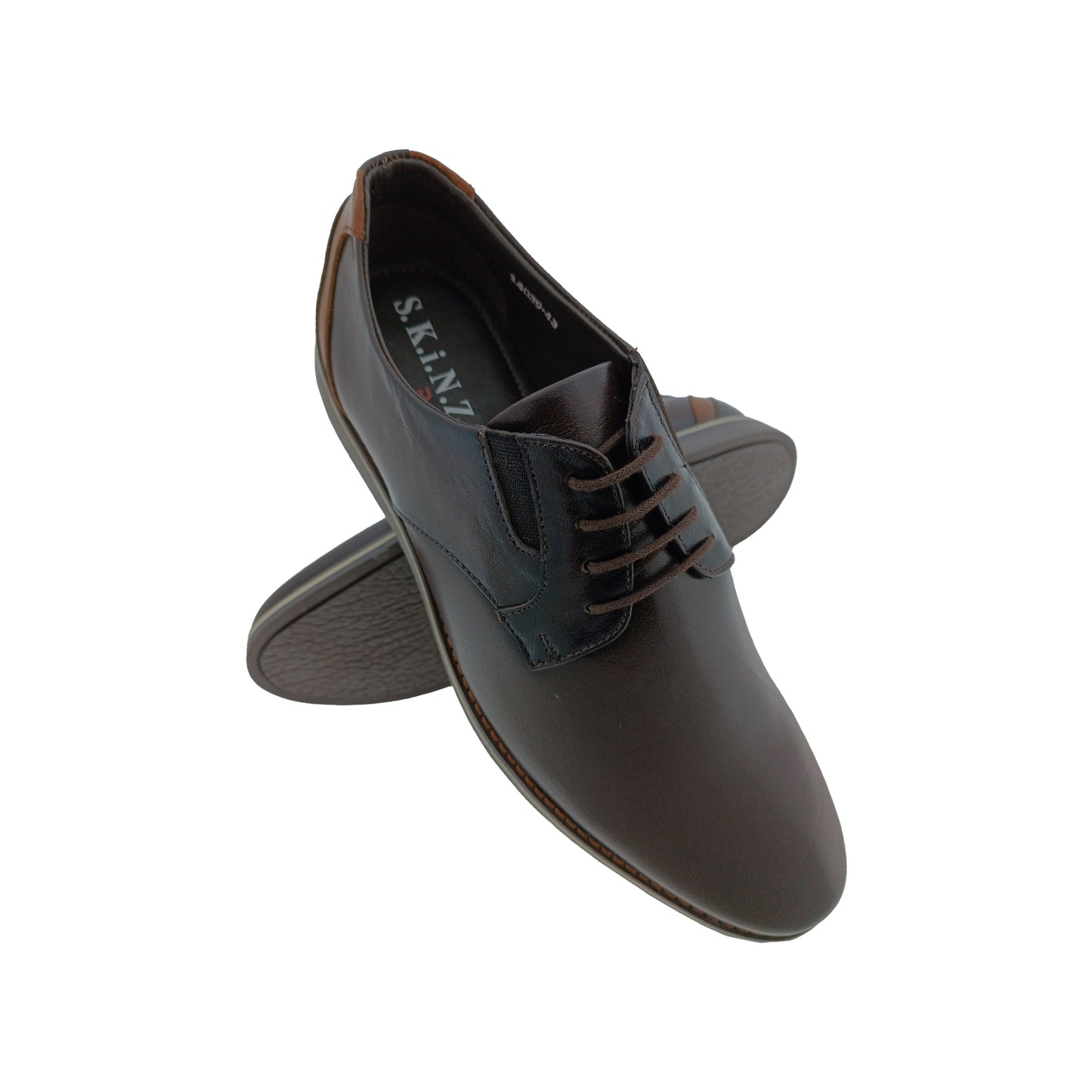 SKINZ 14039 BROWN MENS LACEUP SHOE