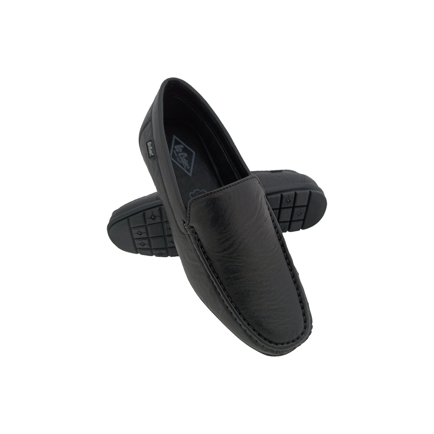 LEE COOPER LC8121E BLACK MENS BOADER LOAFER
