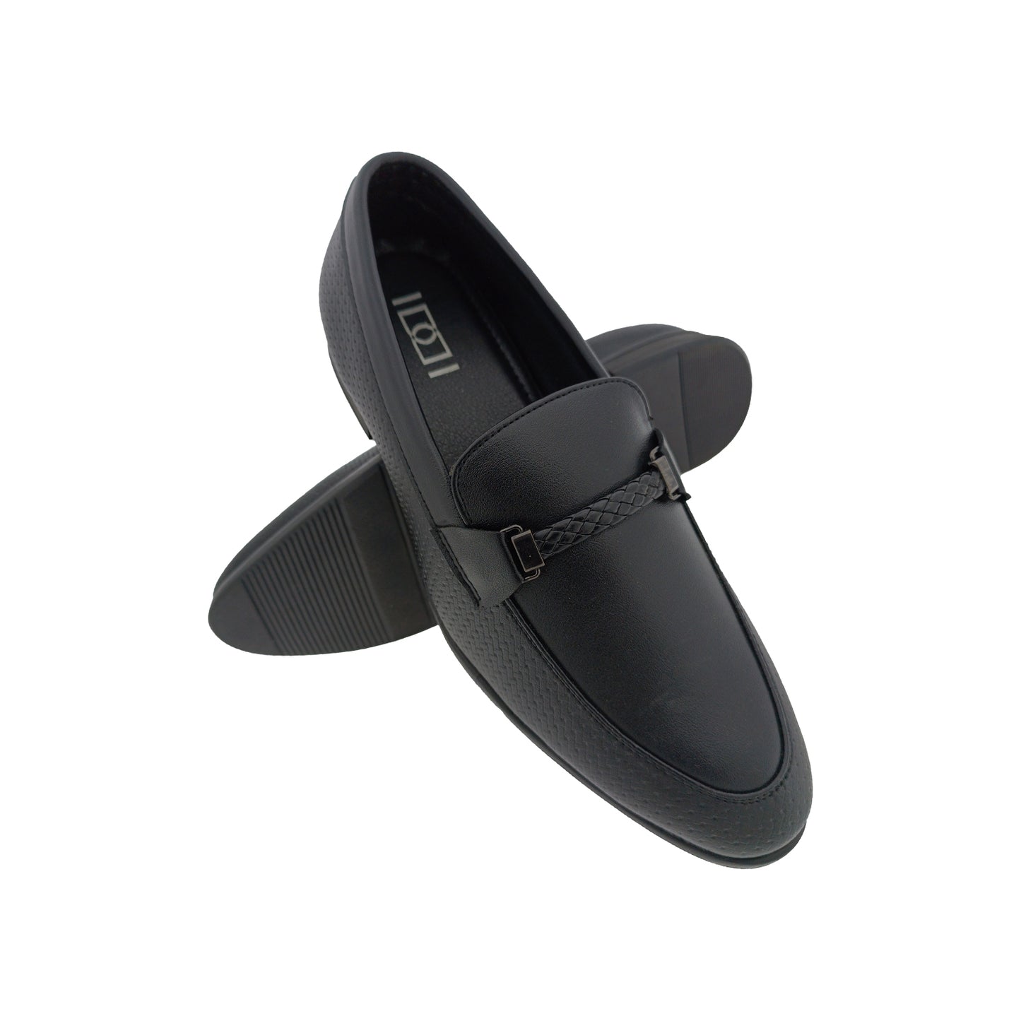 IDDI 13027 BLACK MENS POINT LOAFER