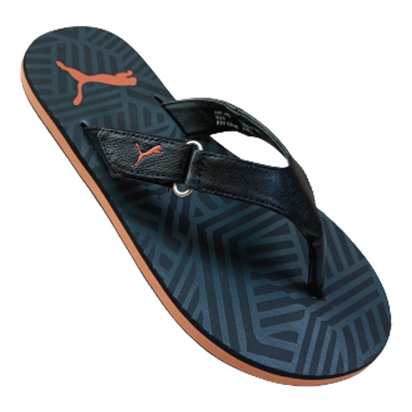 PUMA 37089204 BLACK/ORANGE MEN'S SLIPPER