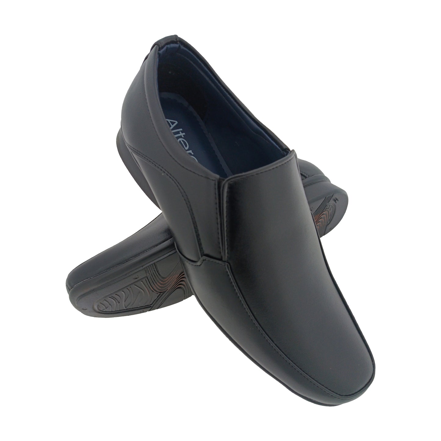 ALTERO 6516 BLACK MENS CASUEL SLIPON SHOE