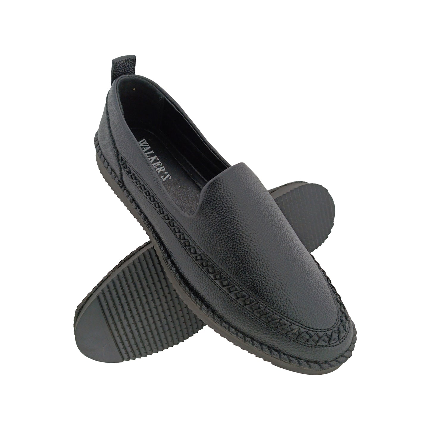WALKERS 7589 BLACK MENS TRADITIONAL LOAFER