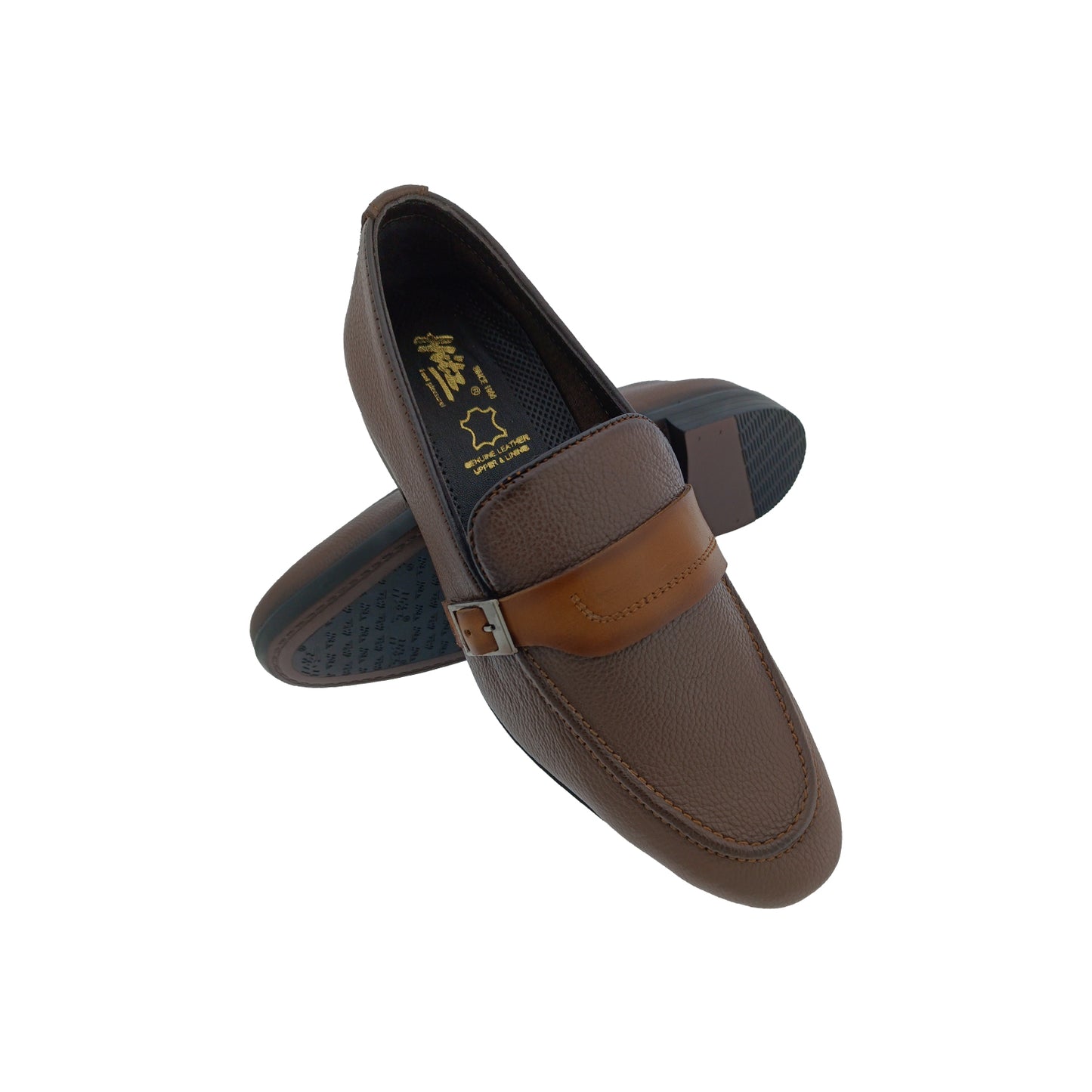 HITZ 4160 BROWN MENS POINT LOAFER