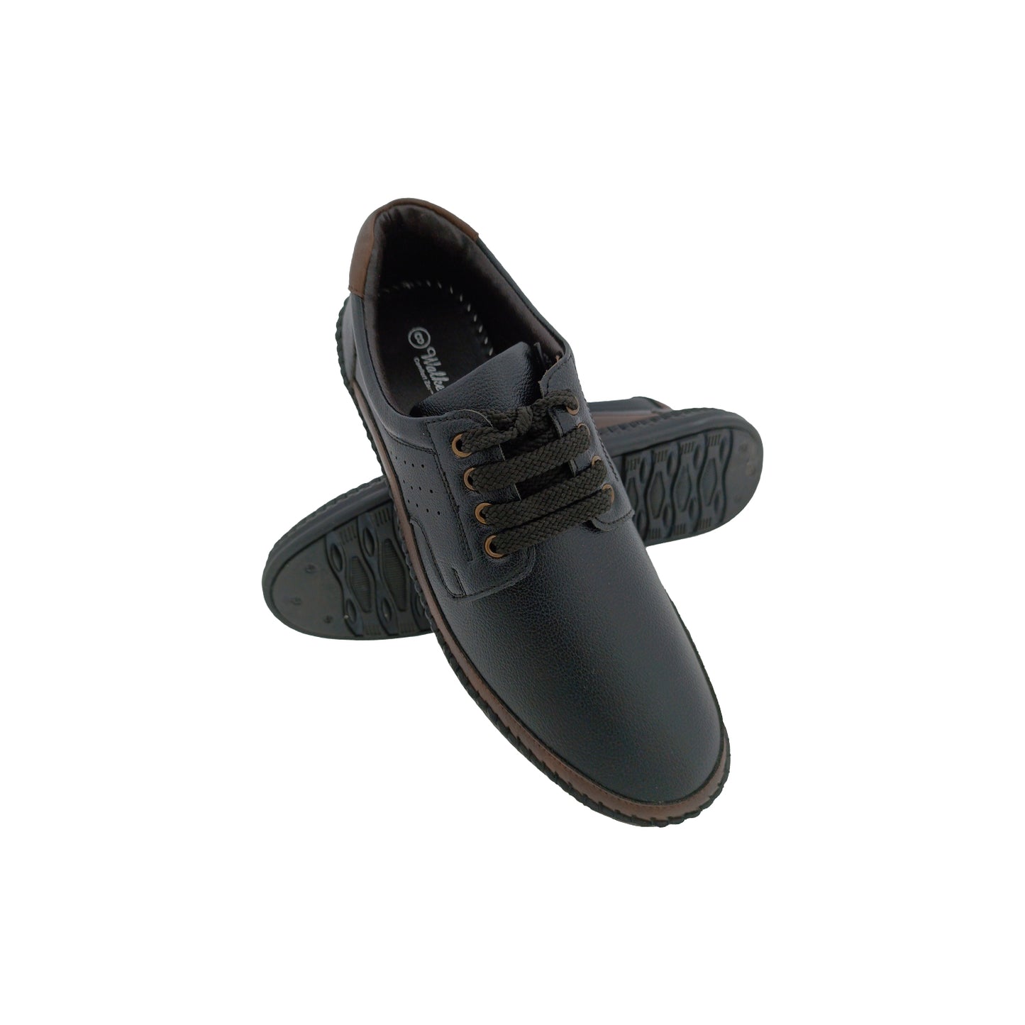 WALKERS 2020 BLACK MENS LACEUP CASUEL SHOE