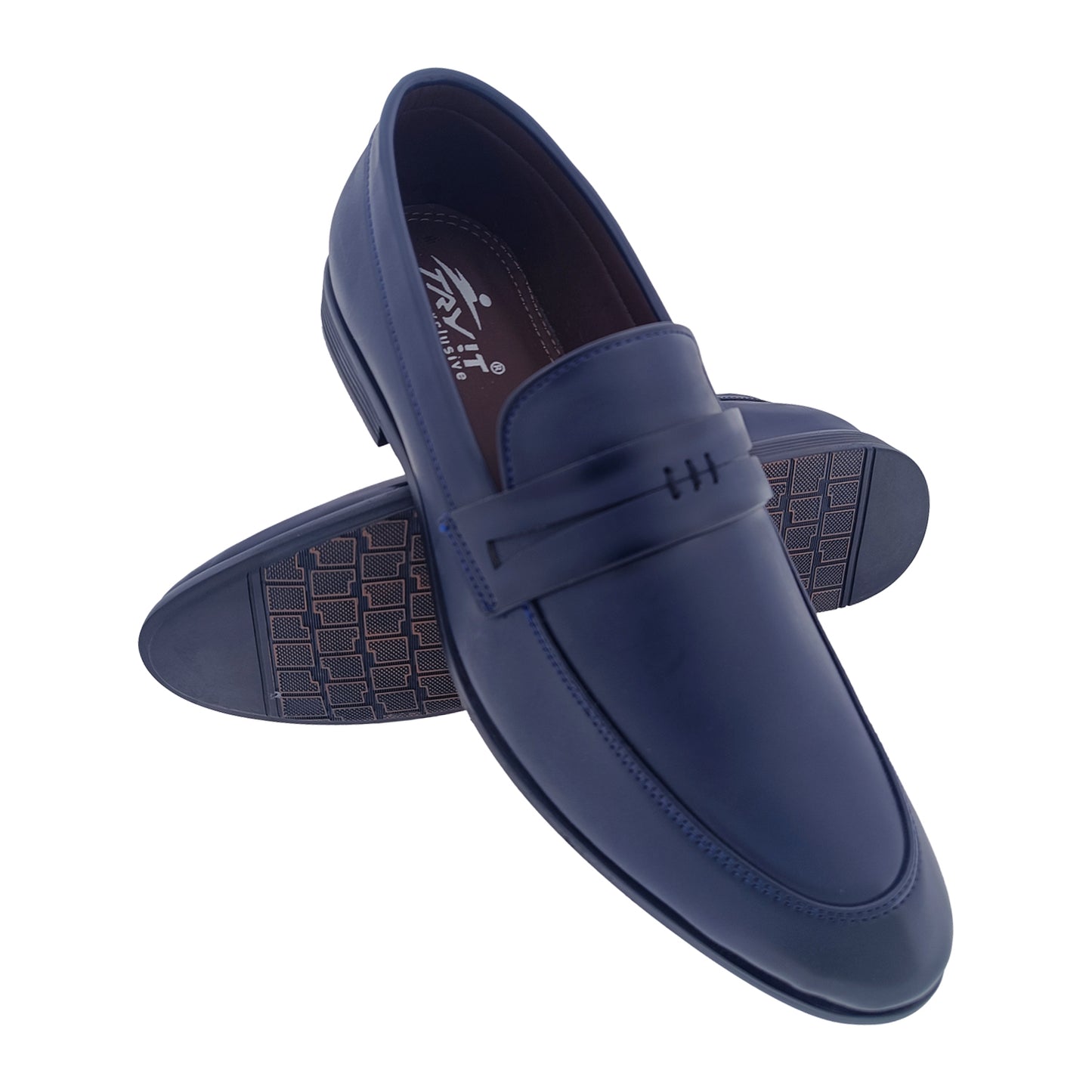 TRYIT 3631 BLUE MENS FORMAL LOAFER