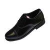 VALENTINO MEN'S LEATHER POLICE SHOE BLACK