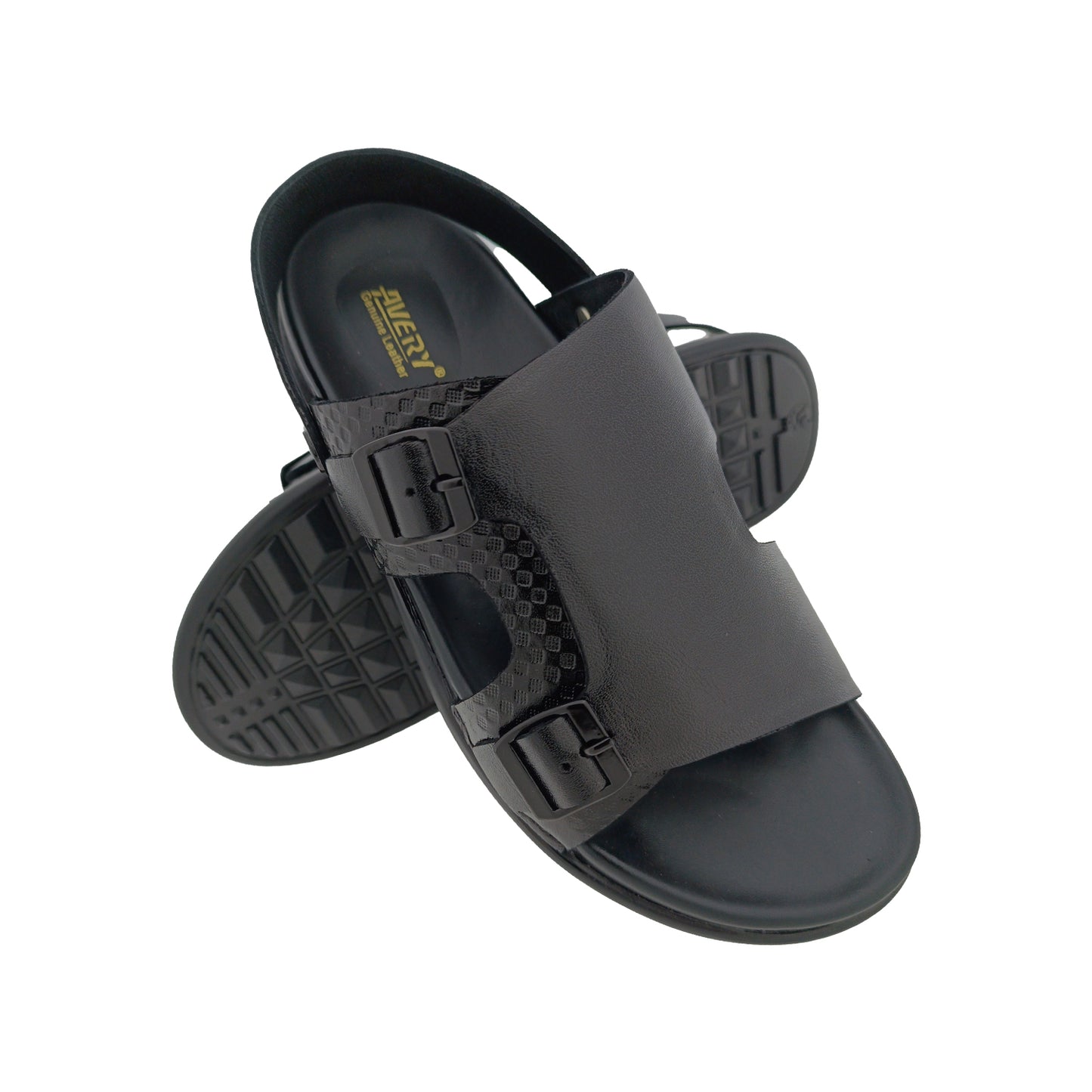 AVERY 4041 BLACK MENS SANDAL