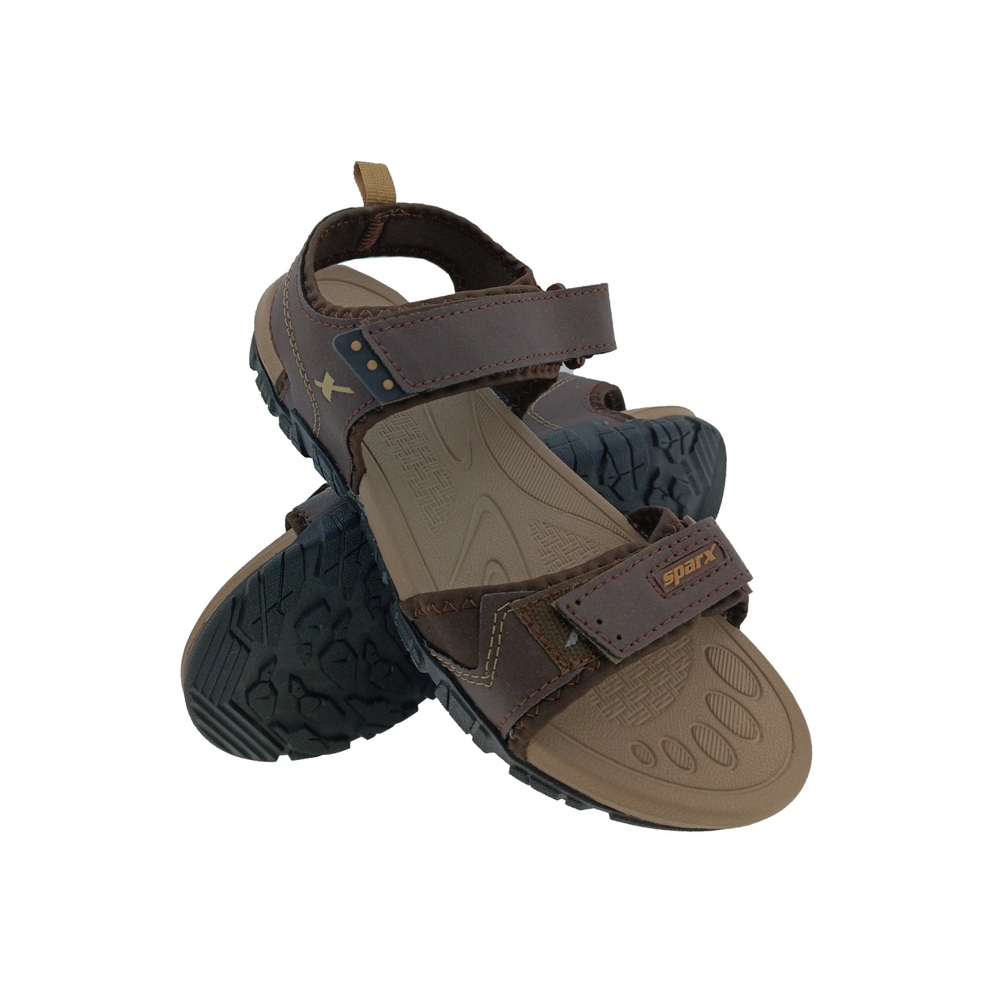 SPARX SS616 BROWN/CAMEL MENS SPORTS SANDAL