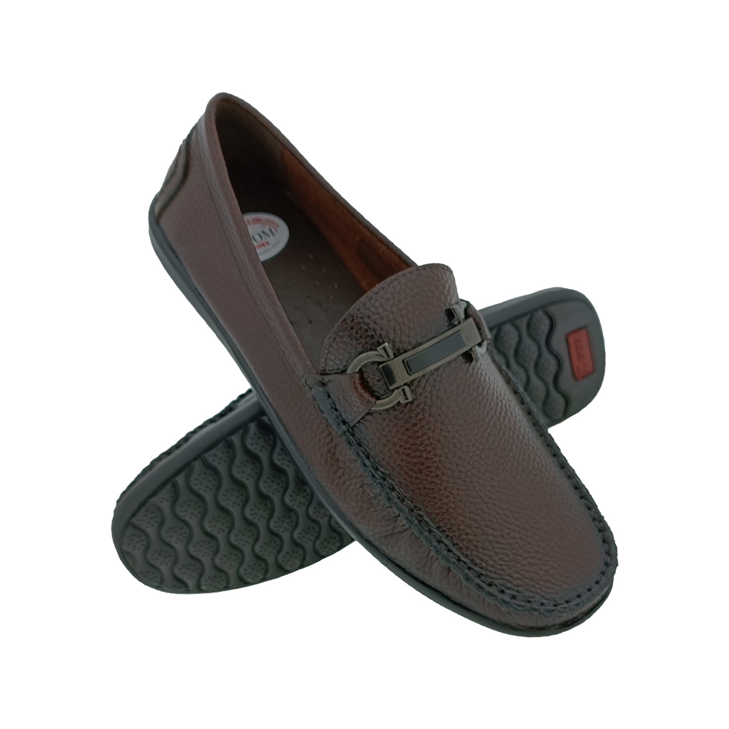 ZOOM D1325 BROWN MENS BOADER LOAFER