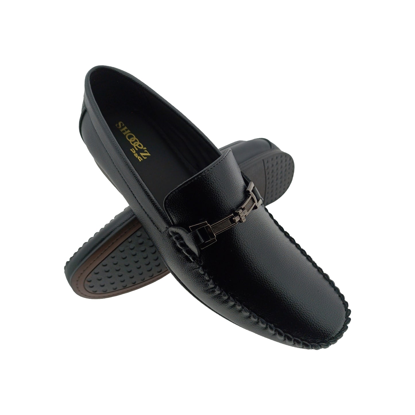 SHOOEZ 1935 BLACK MENS BOADER LOAFER