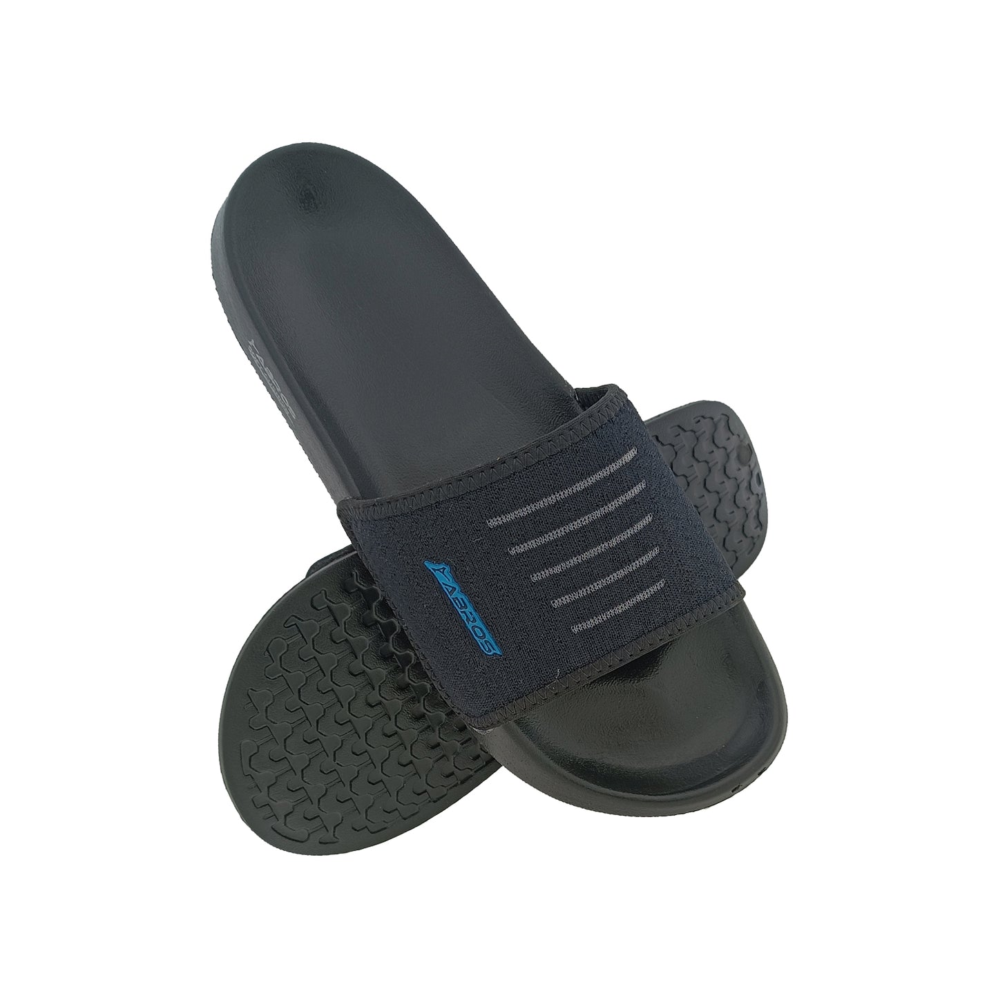 ABROS AWSG7037 BLACK/SKY MENS FLIPFLOP SLIPPER