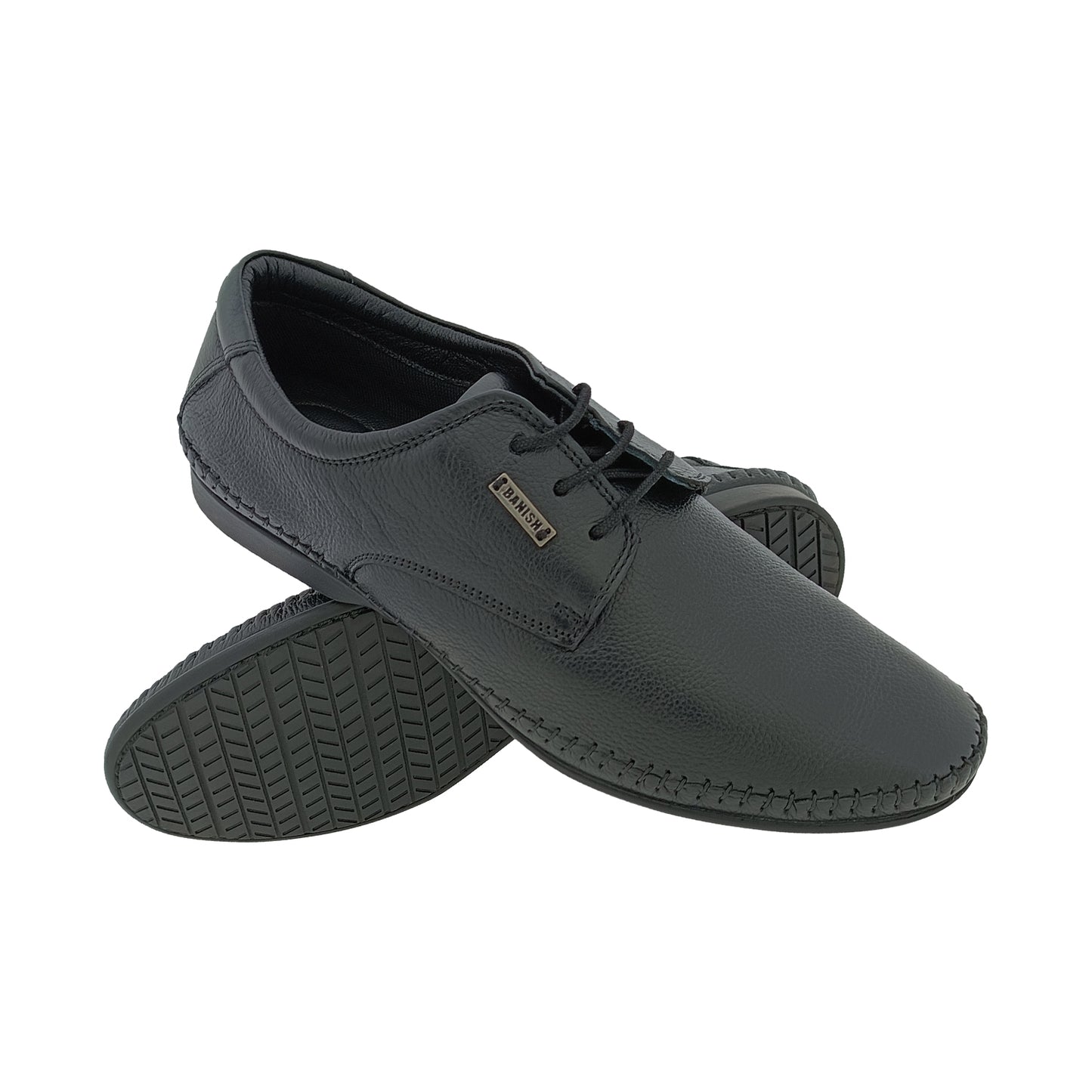 BANISH CFT01 BLACK MENS LACEUP SHOE