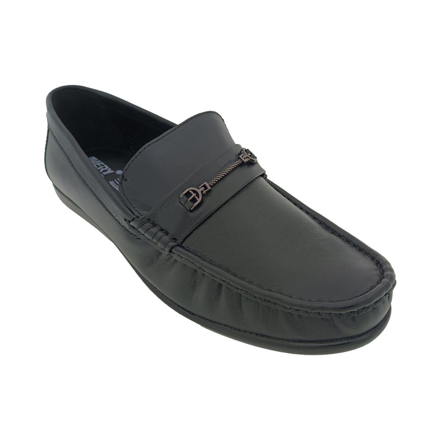 AVERY ZR-12 BLACK MENS LEATHER LOAFER