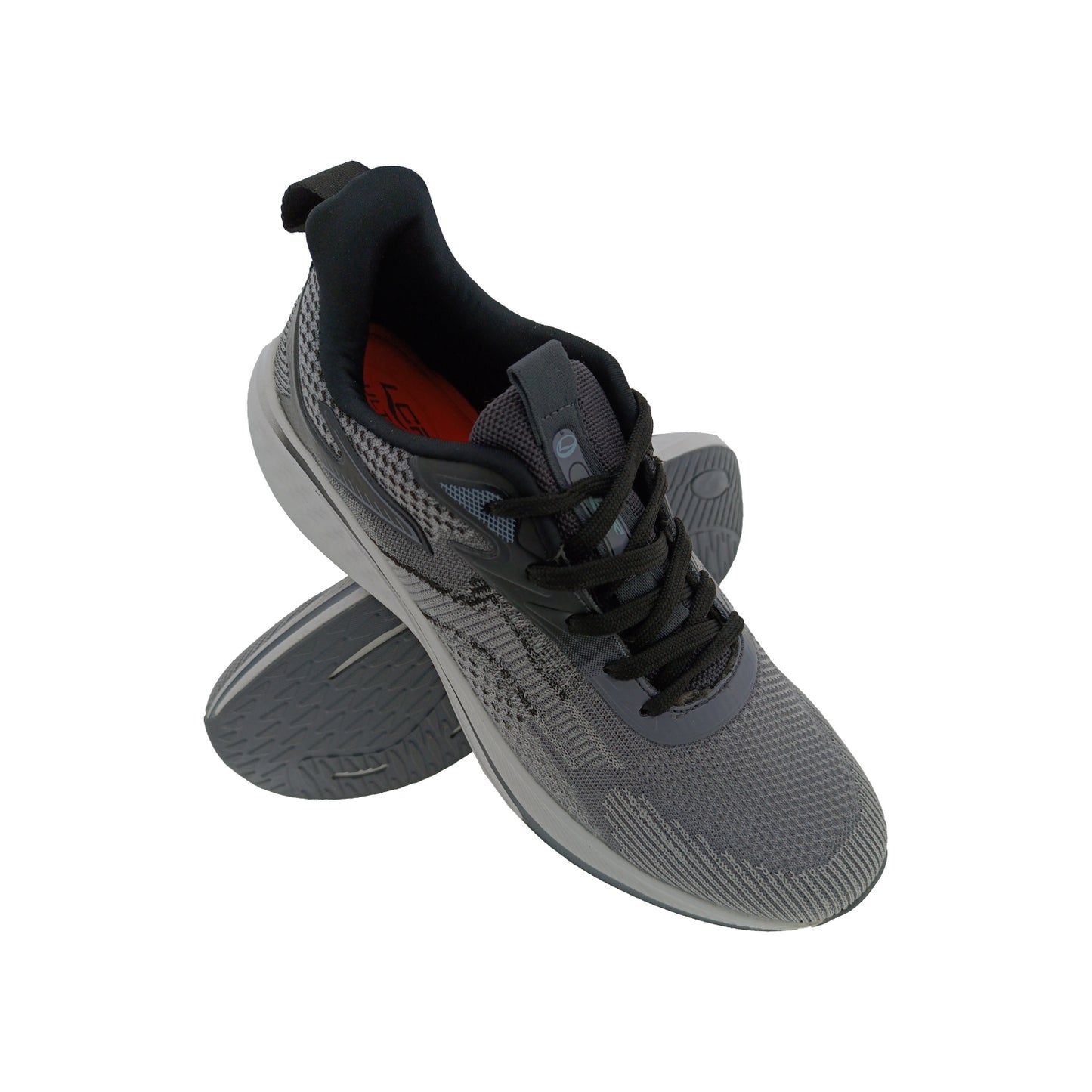 LANCER L-RAMBO-208 D.GREY/BLACK MENS LACEUP SPORTS SHOE