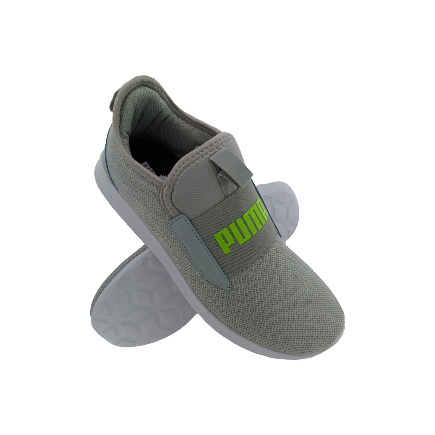 PUMA 39941801 GREY/LIME MENS SLIPON SPORTS SHOE