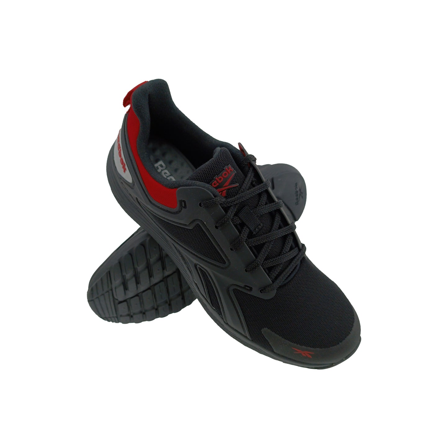 REEBOK RMSORA3104 BLACK/GREY/RED MENS LACEUP SPORTS SHOE