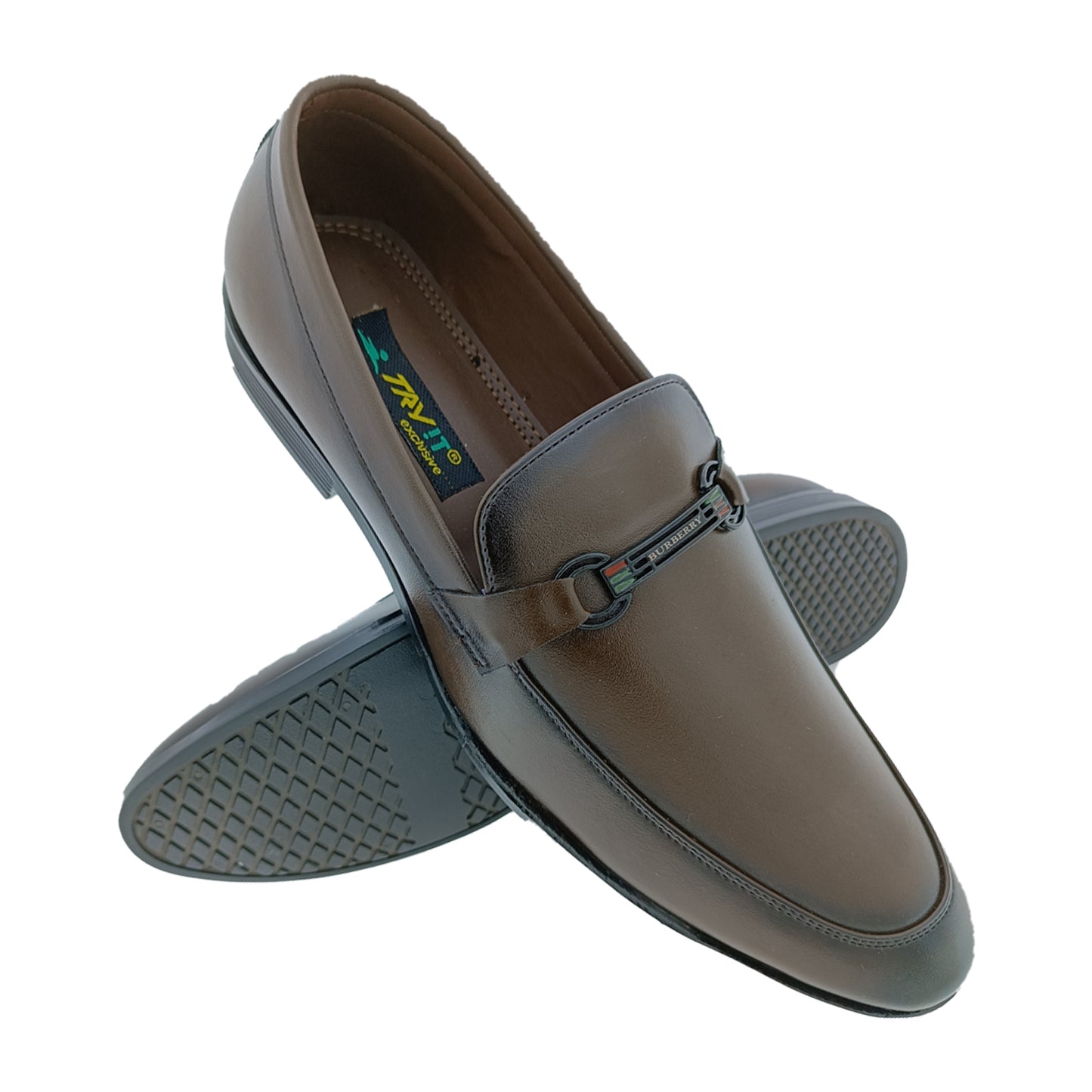 TRYIT 77758 BLACK MENS LOAFER