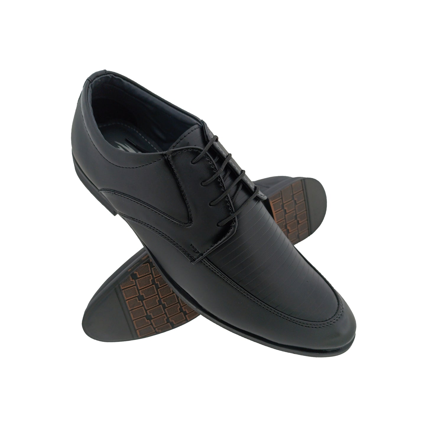 TRYIT 3671 BLACK MENS CASUEL LACEUP SHOE