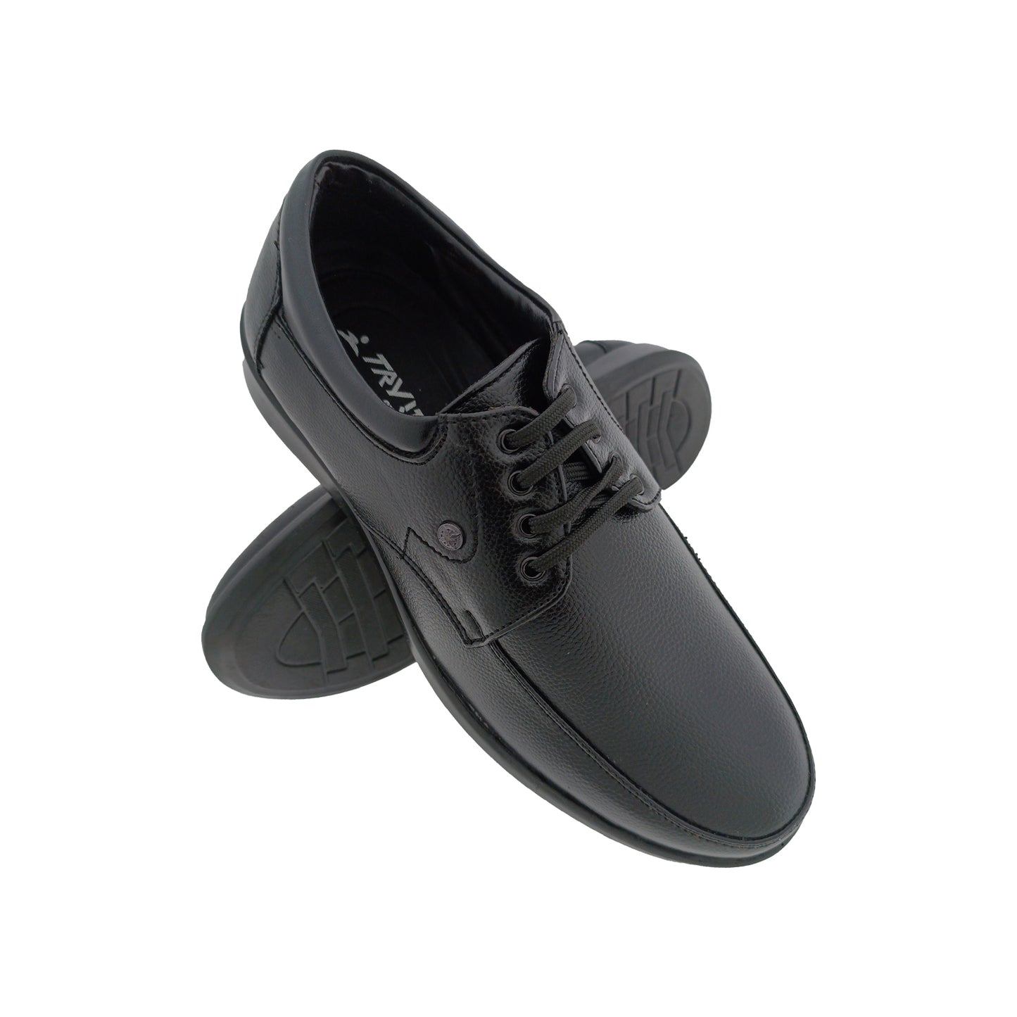 TRYIT LS31 BLACK MENS LACEUP CASUEL SHOE