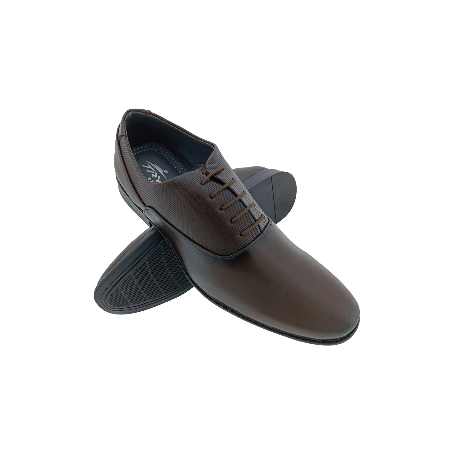 TRYIT 8602 BROWN MENS LACEUP SHOE