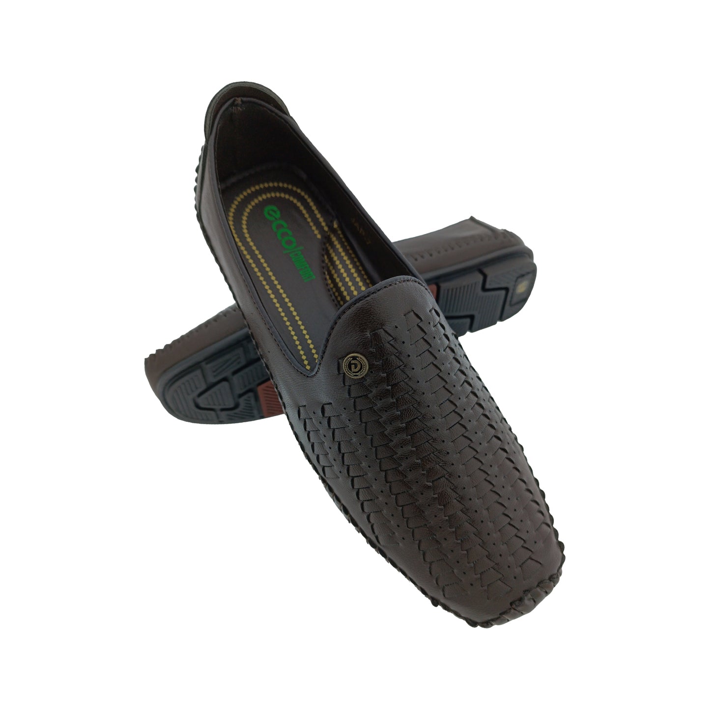 ECCO/COMFORT JAP:43 BROWN MENS TRADIOTIONAL LOAFER