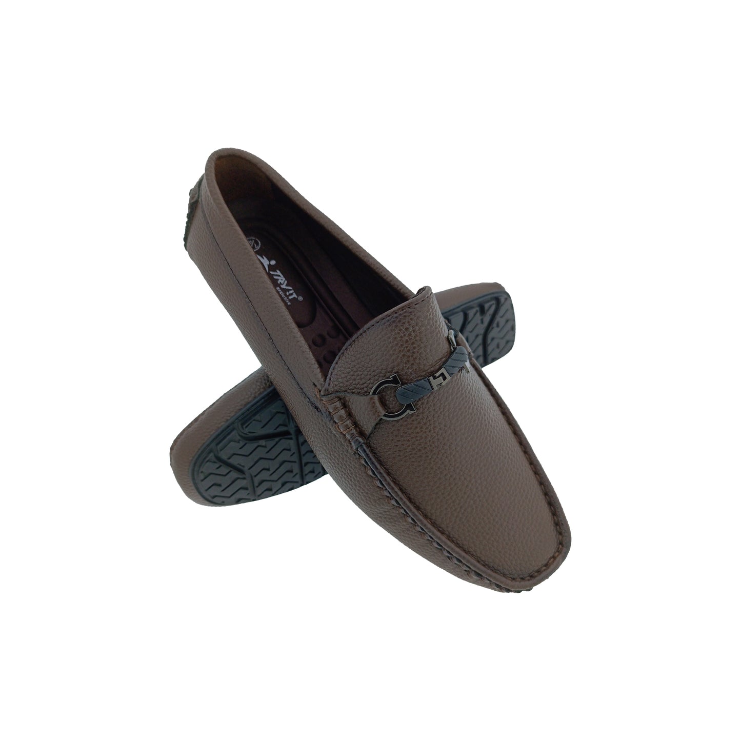 TRYIT 1120 BROWN MENS BOADER LOAFER