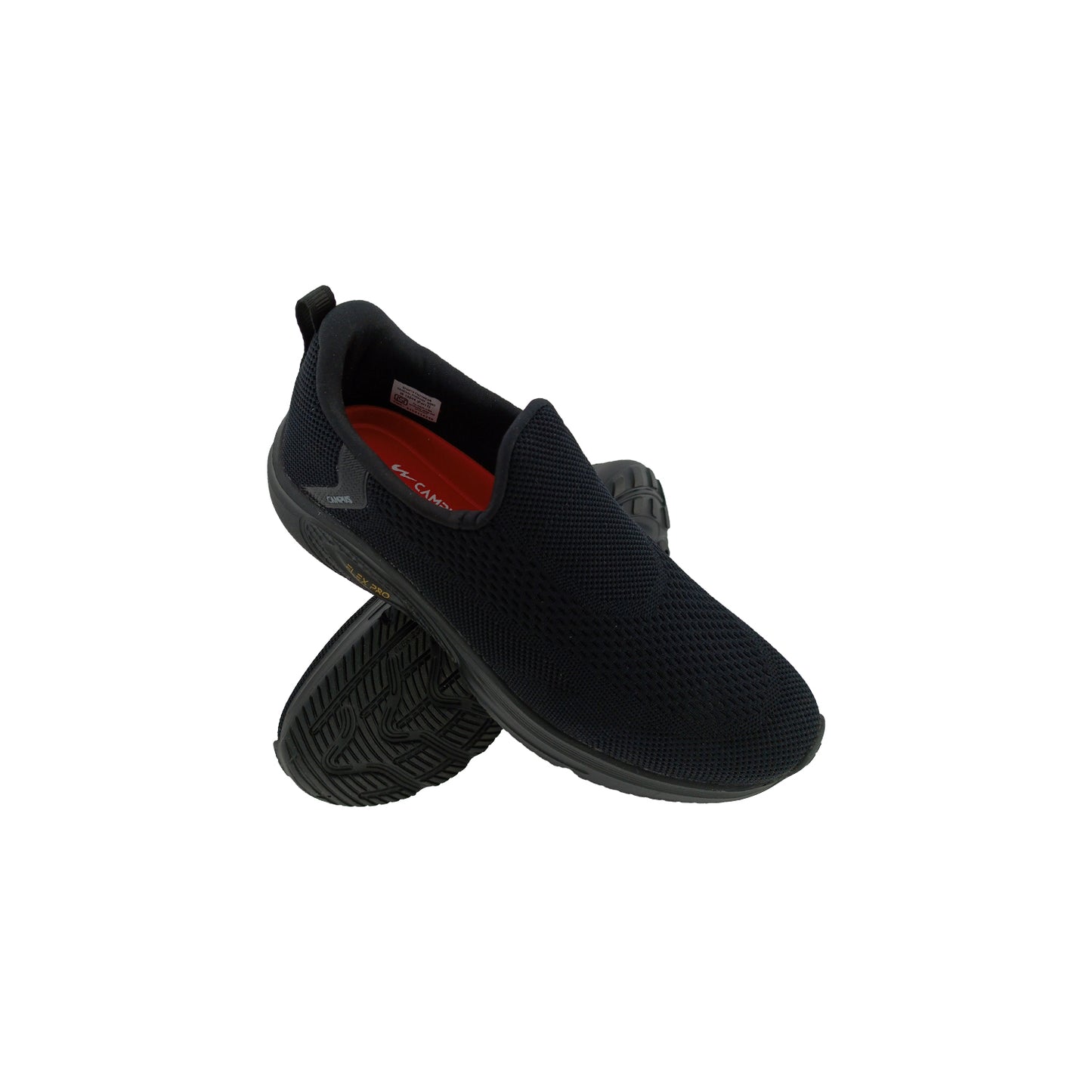 CAMPUS WIKES BLACK MENS SLIPON SPORTS SHOE