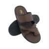 HITZ 1024 BROWN MENS LEATHER CHAPPAL