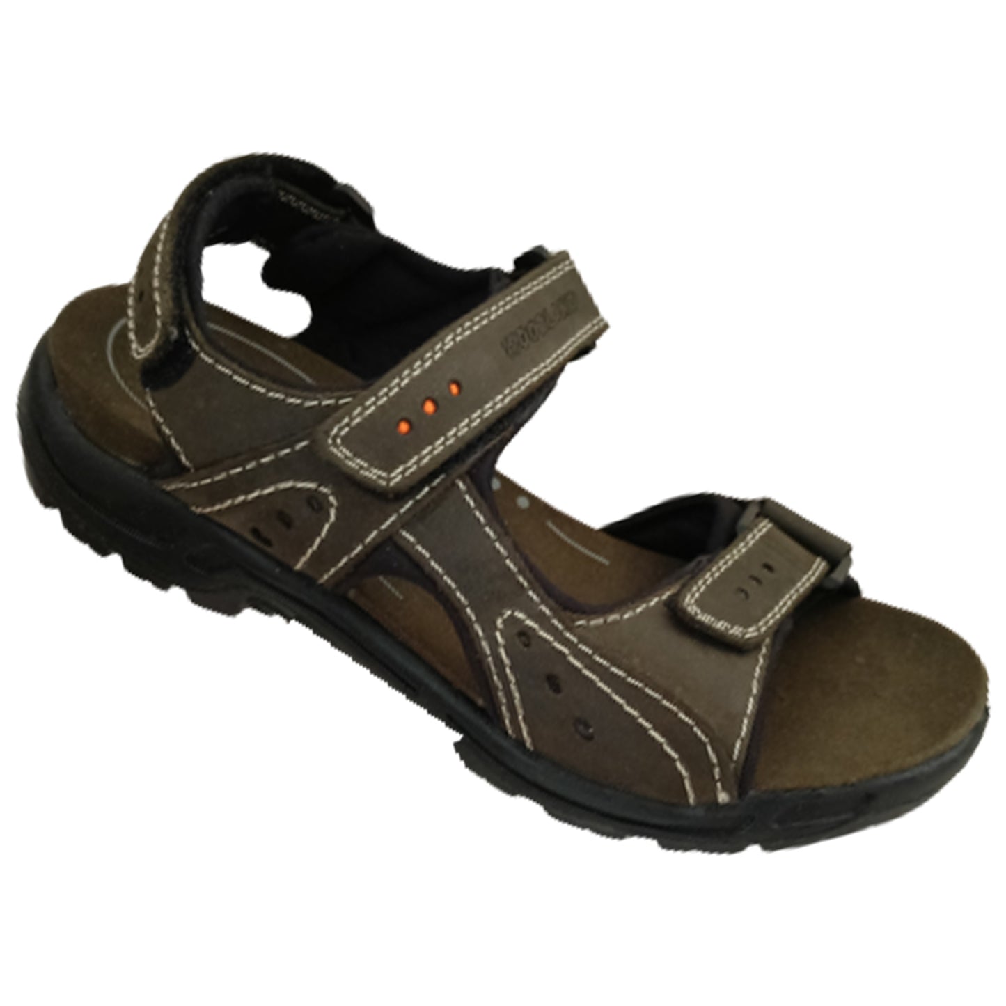 WOODLAND 3729120 OLIVE/GREEN MEN'S LETHER SANDAL