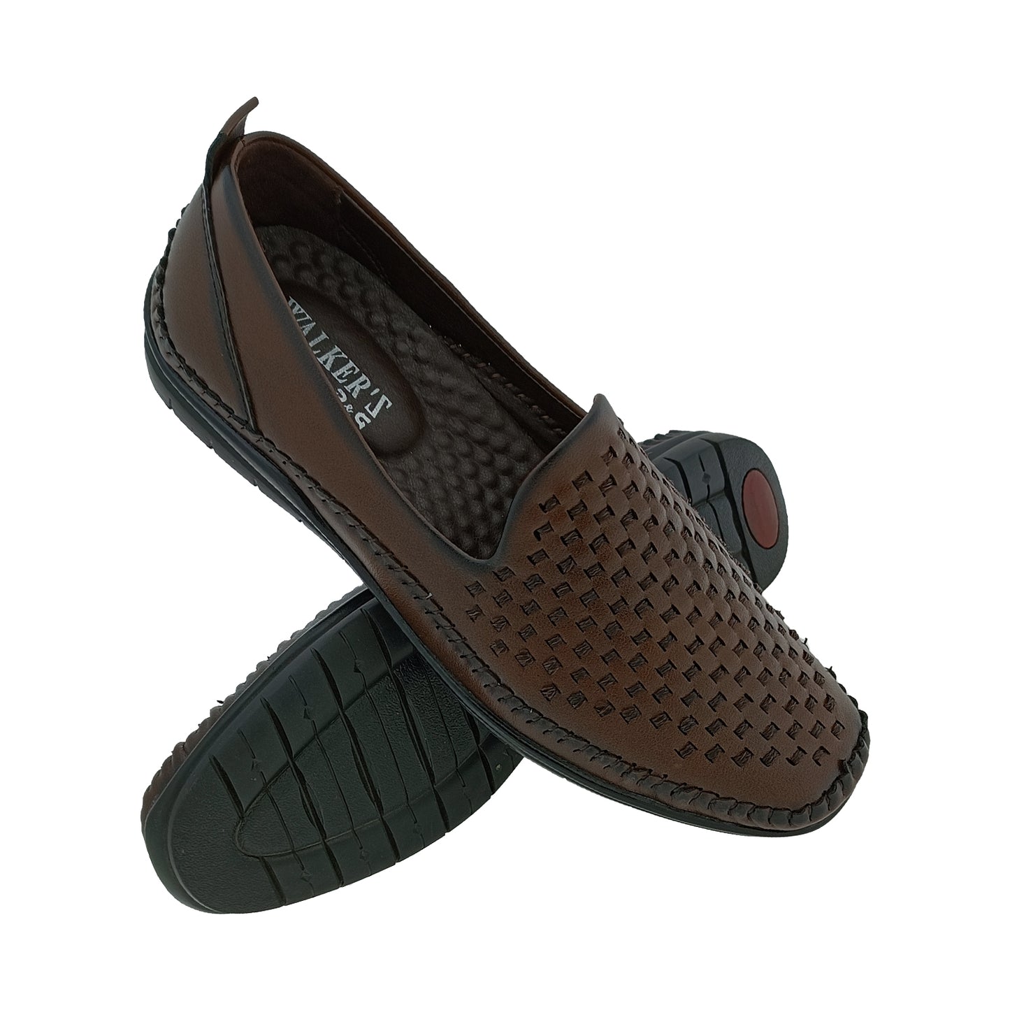 WALKERS 4091 BROWN MENS TRADITONAL LOAFER