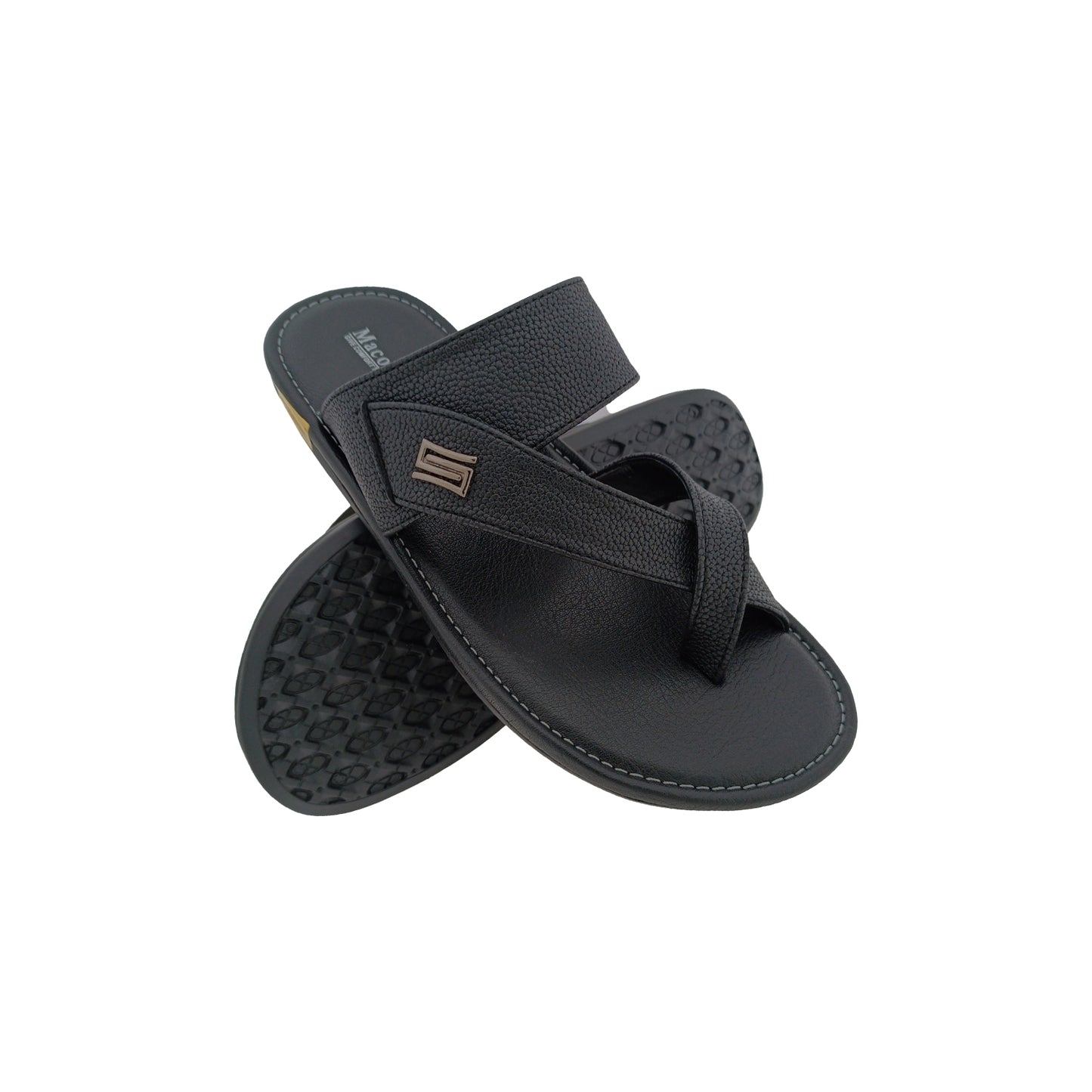 MACONNER 7579 BLACK MENS CASUEL CHAPPAL
