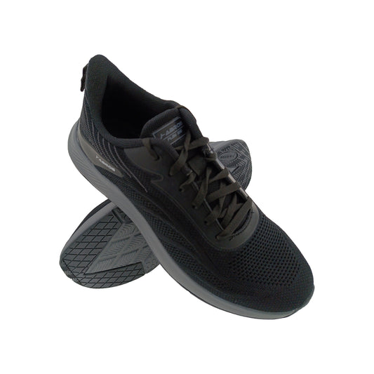 ABROS ASSG1322 BLACK/D.GREY MENS LACEUP SPORTS SHOE
