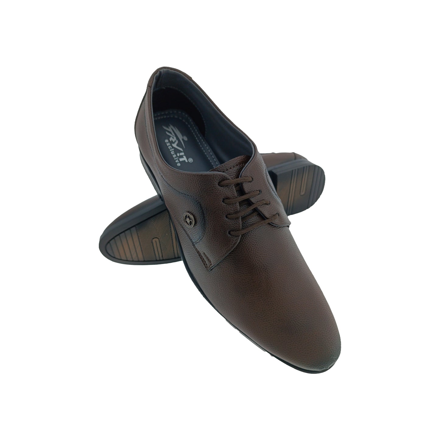 TRYIT 8102 BROWN MENS CASUEL LACEUP SHOE