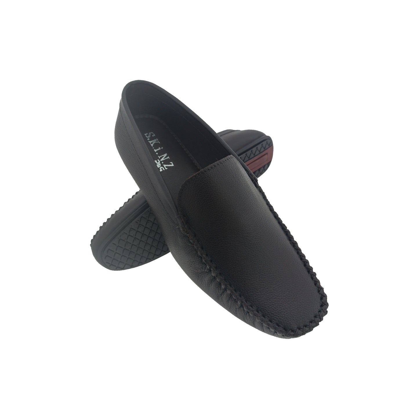 SKINZ P03 BROWN MENS BOADER LOAFER