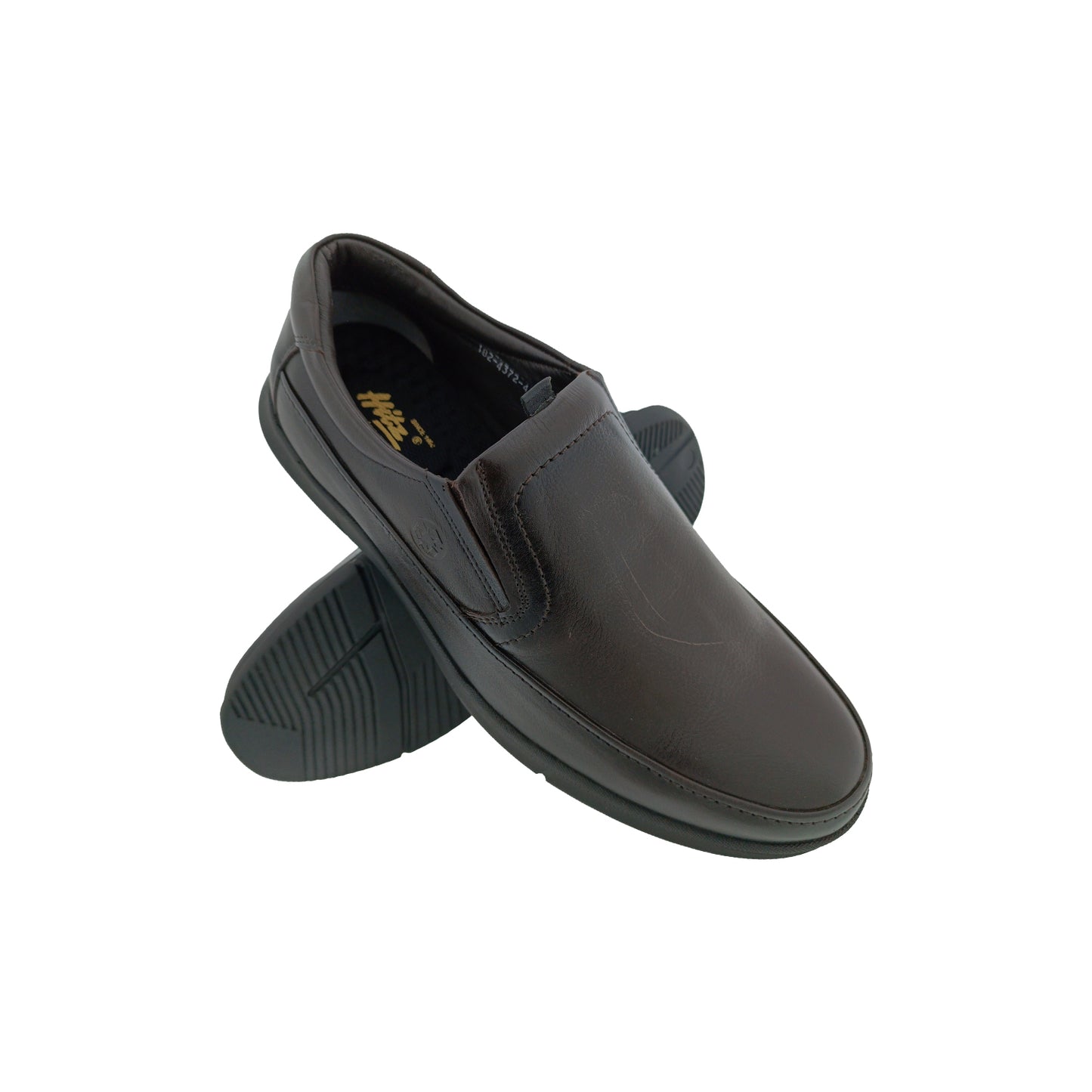 HITZ 4372 BROWN MENS CASUEL SLIPON SHOE