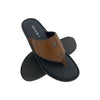 BRAVO MD-05 TAN MENS LEATHER V-BELT CHAPPAL