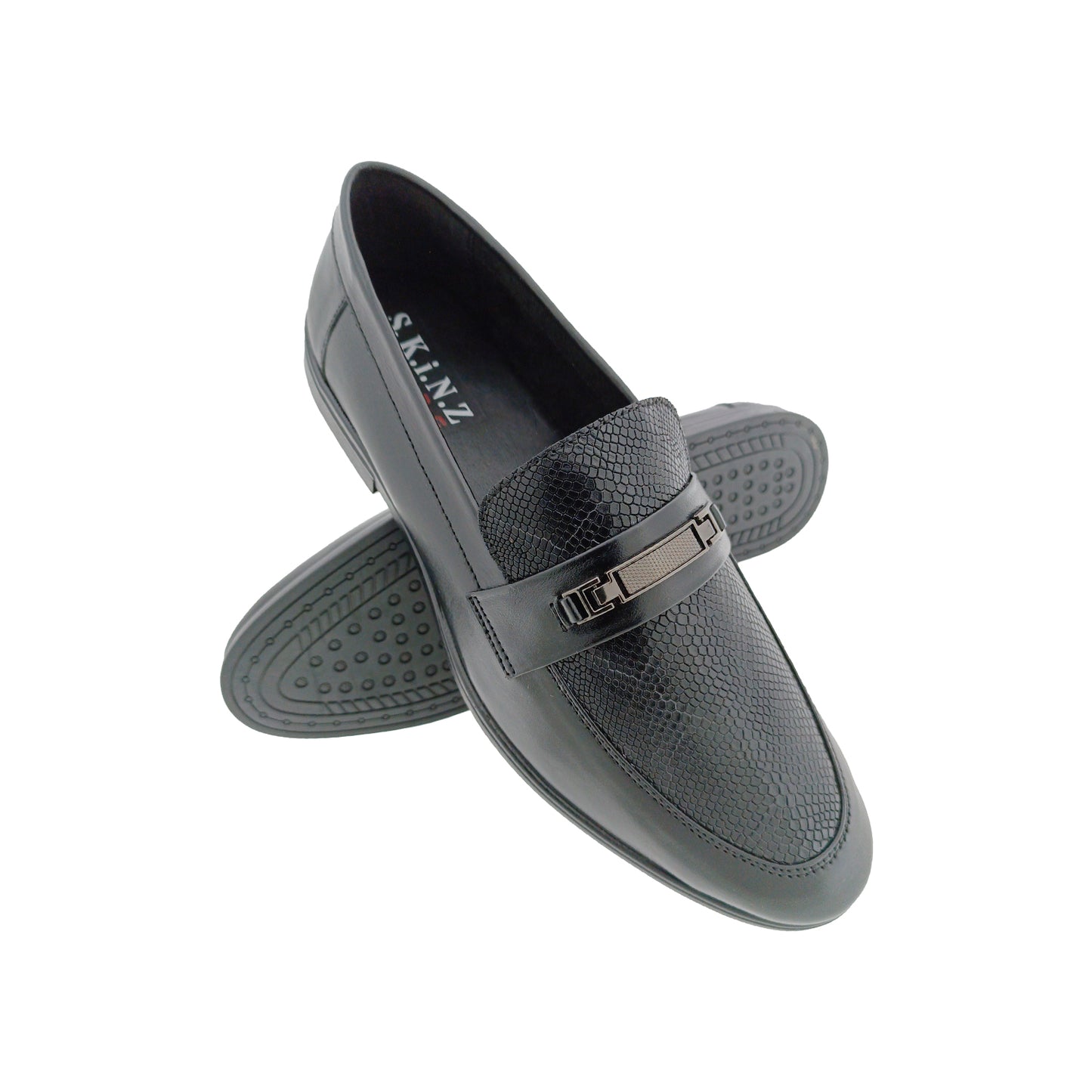 SKINZ 71004 BLACK MENS POINT LOAFER