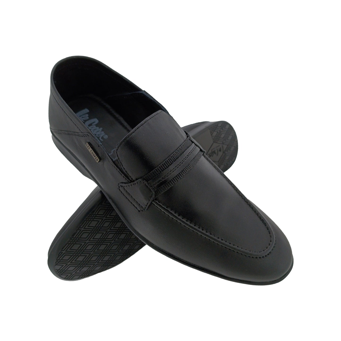 LEE COOPER LC6244E BLACK MENS POINT LOAFER
