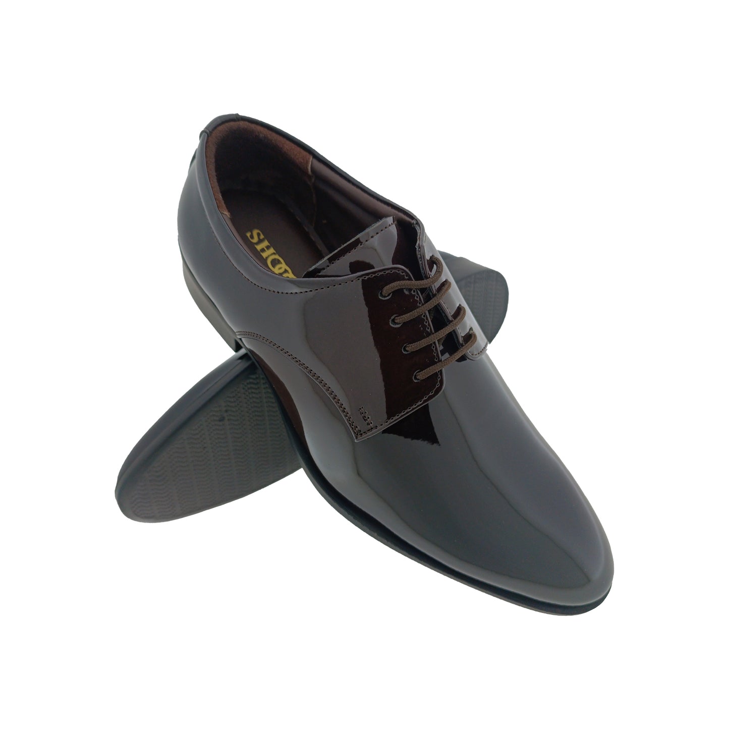 SHOOEZ 1111P BROWN MENS LACEUP SHOE