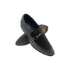 IDDI 1191 BLACK MENS BUFF POINT LOAFER