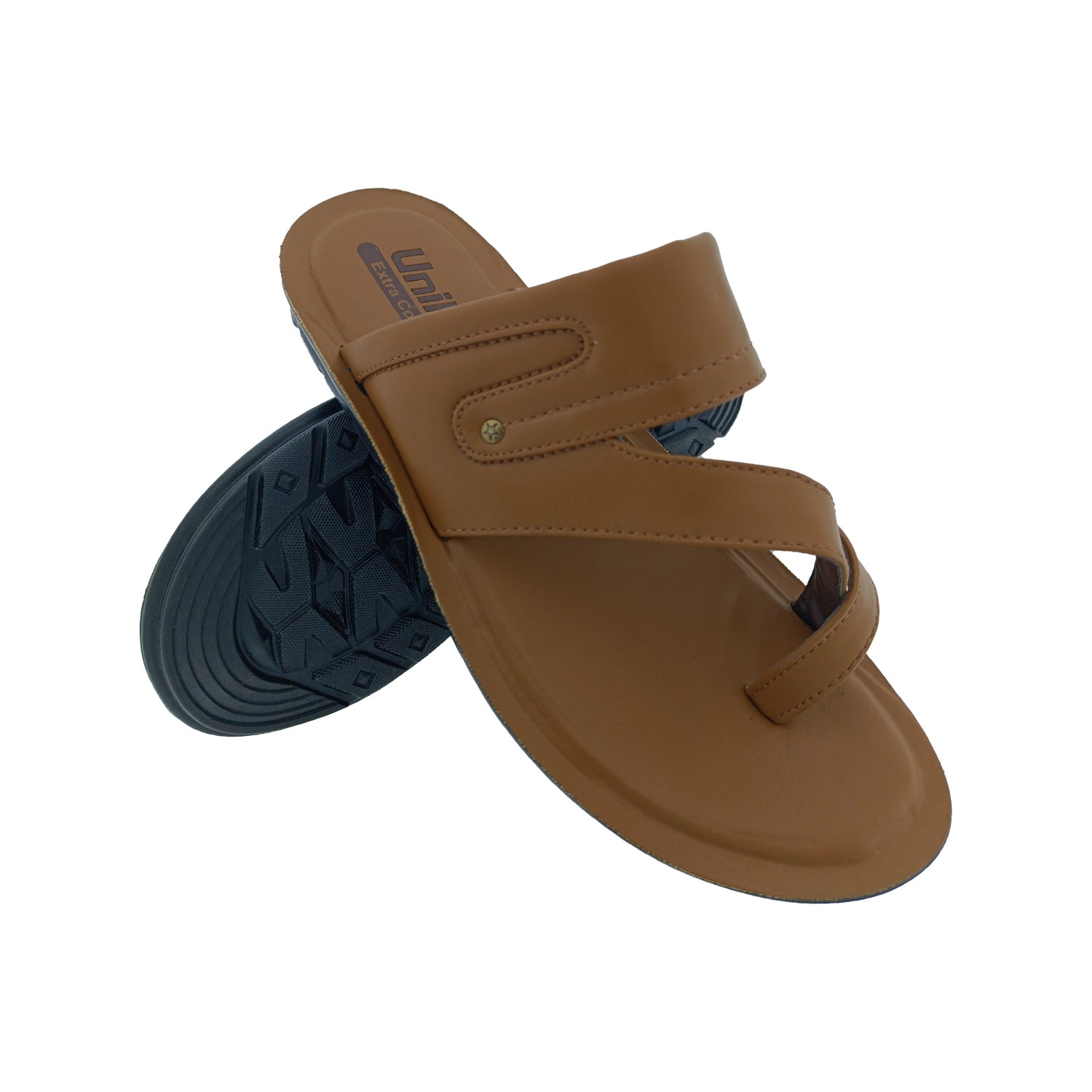UNILITE FUNKY-02 TAN MENS CHAPPAL